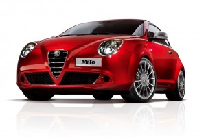 Alfa Romeo MiTo rot von vorne Front