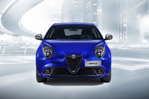 Alfa Romeo MiTo blau von vorne Front