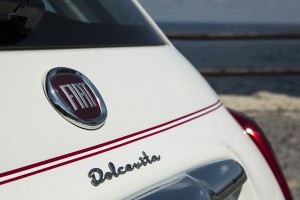 Fiat 500 Dolcevita, Weiss, Emblem, Cabriolet, Sondermodell