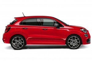 Fiat 500X Sport, Rot, Neu, seitlich, stehend